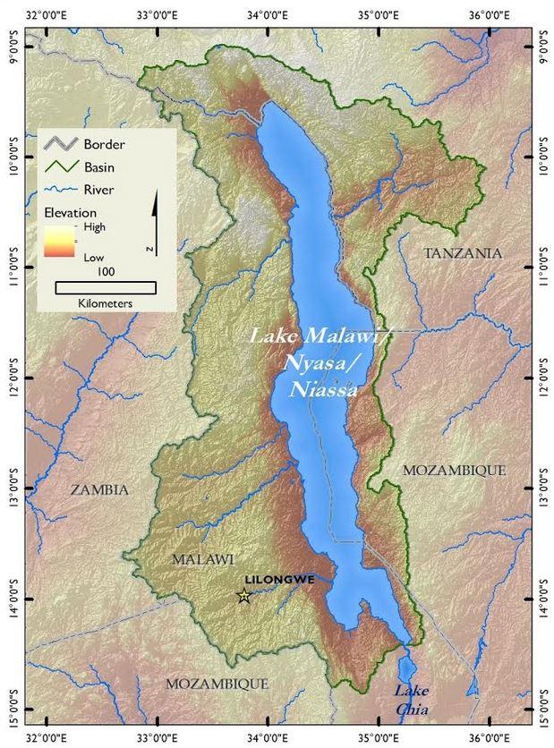 Lake Malawi National Park Map
